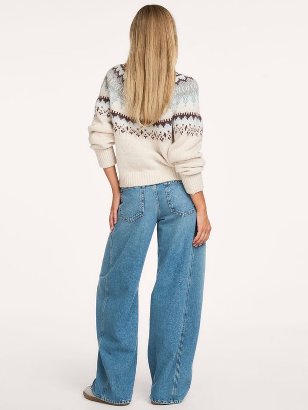 TORI-X Tori-X, mid waist barrel fit jeans