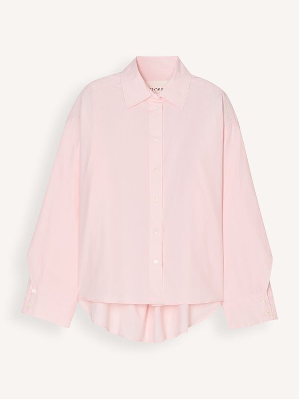 OVERLAY DETAIL SHIRT Organic cotton blouse