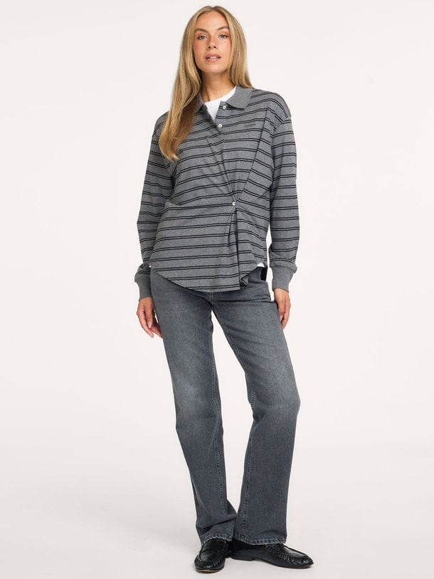 Organic cotton polo longsleeve