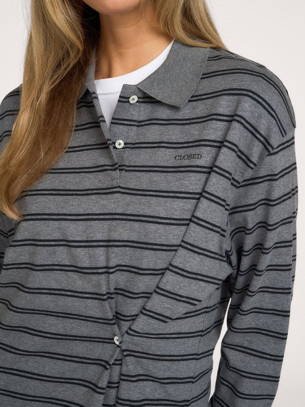 Organic cotton polo longsleeve