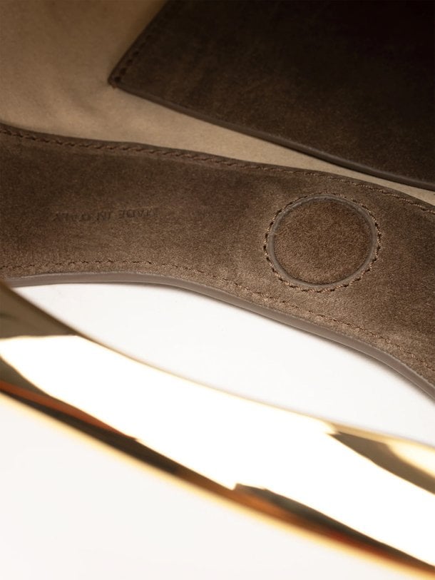 Small Boomerang Suede Small Boomerang, suède schouder-/handtas