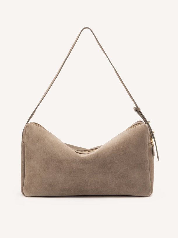 Trousse Woven Leather Trousse, lederen schoudertas