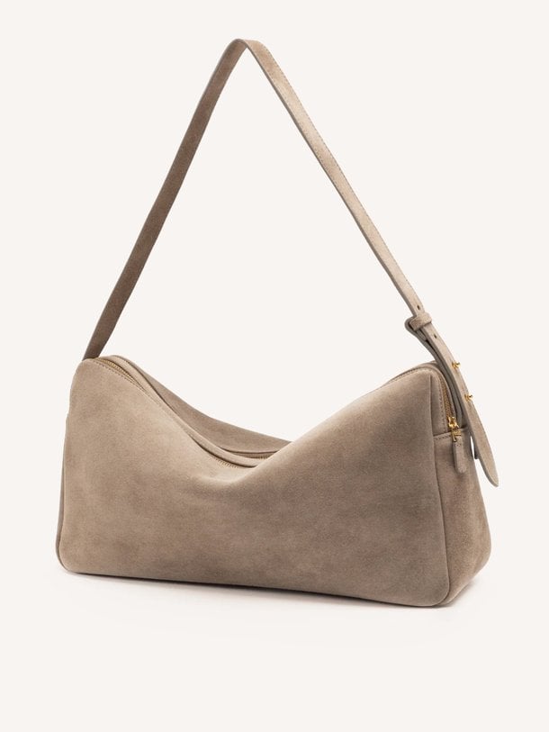 Trousse Woven Leather Trousse, lederen schoudertas