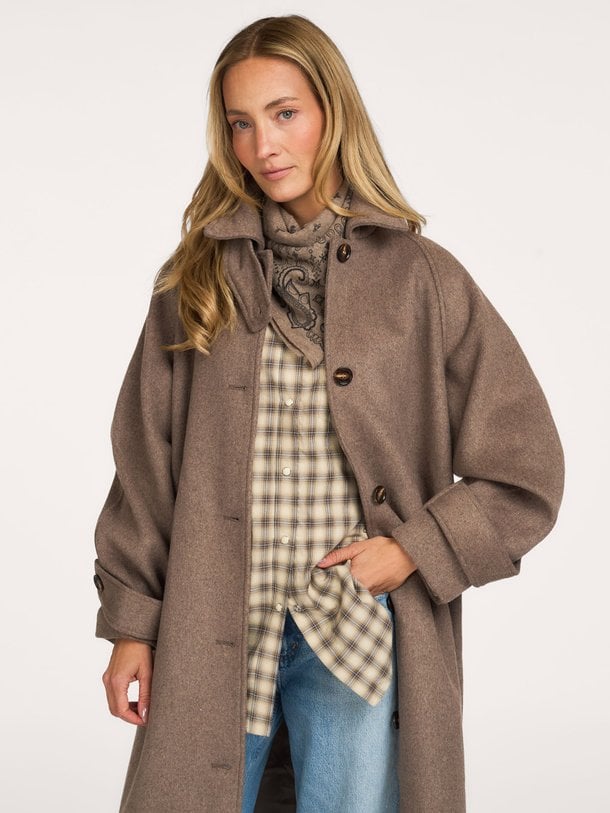 Keaton Wool Coat Keaton, wolmix mantel