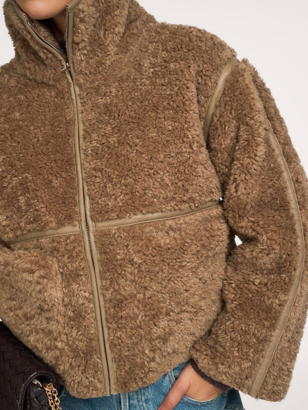 Nida Faux Fur Jacket Nida, fake fur jas
