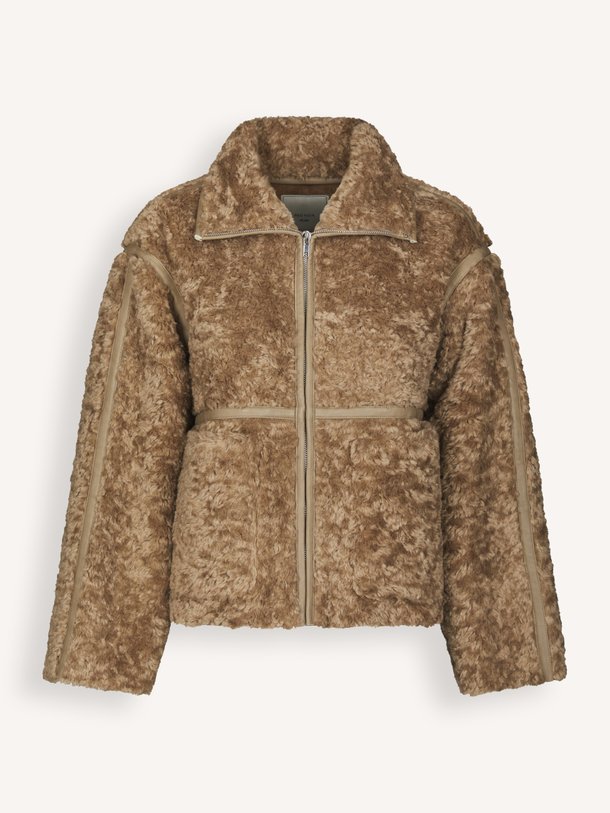 Nida Faux Fur Jacket Nida, fake fur jas