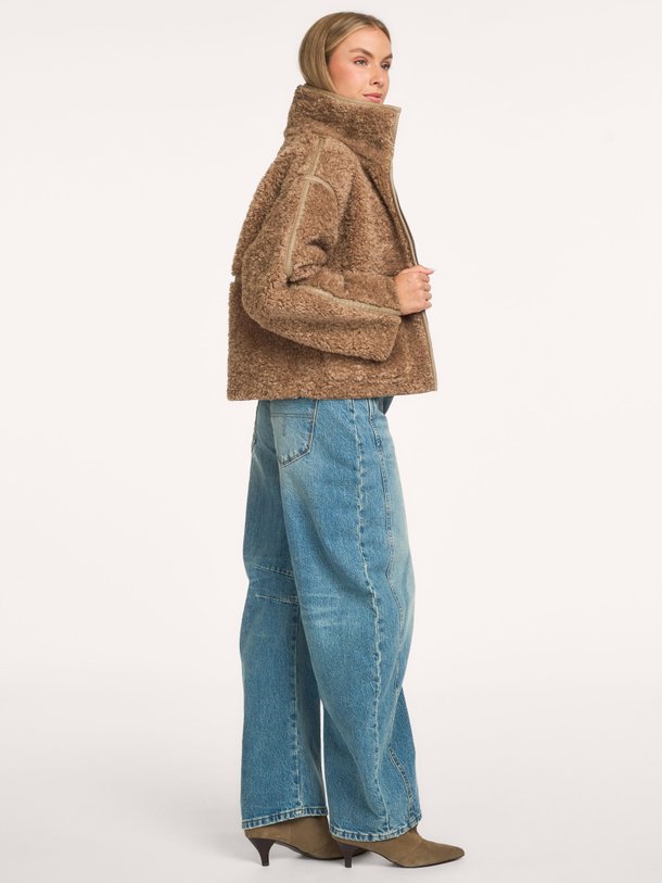 Nida Faux Fur Jacket Nida, fake fur jas
