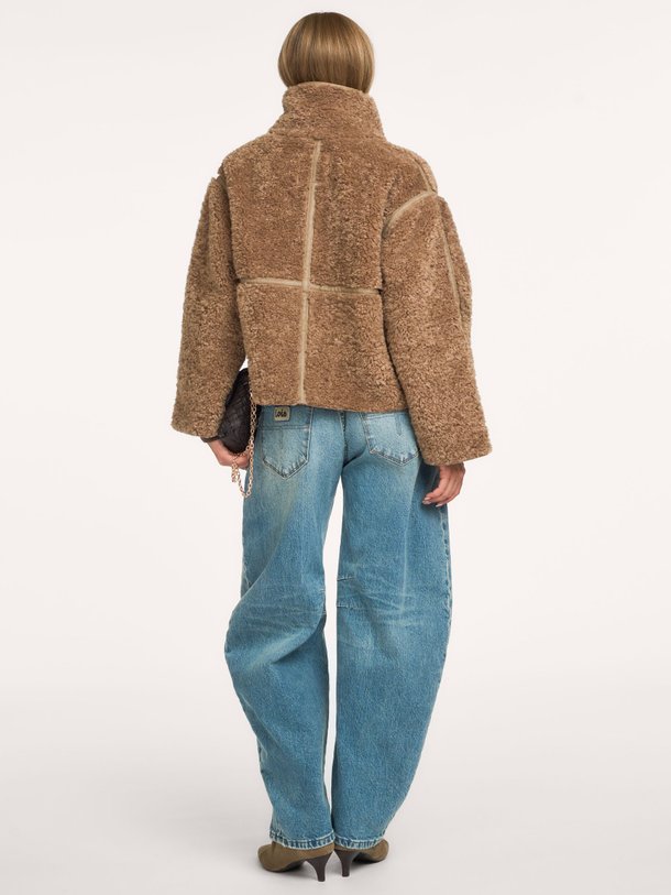 Nida Faux Fur Jacket Nida, fake fur jas