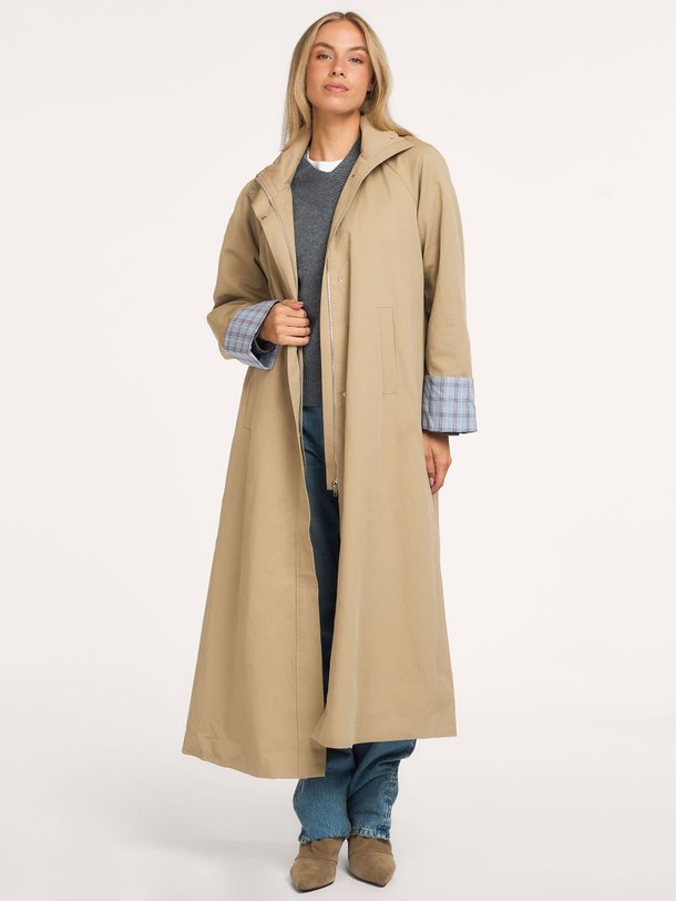 Ulline, katoenen trenchcoat