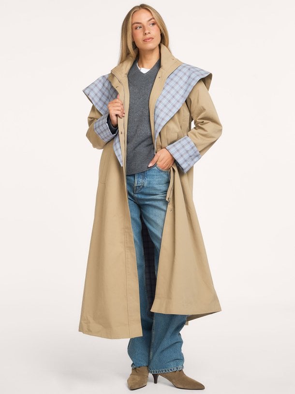 Ulline, katoenen trenchcoat