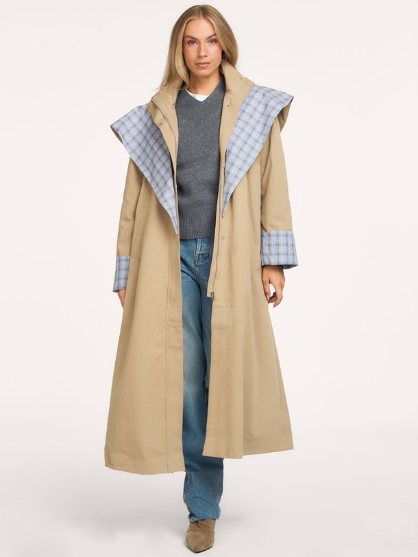 Ulline, katoenen trenchcoat
