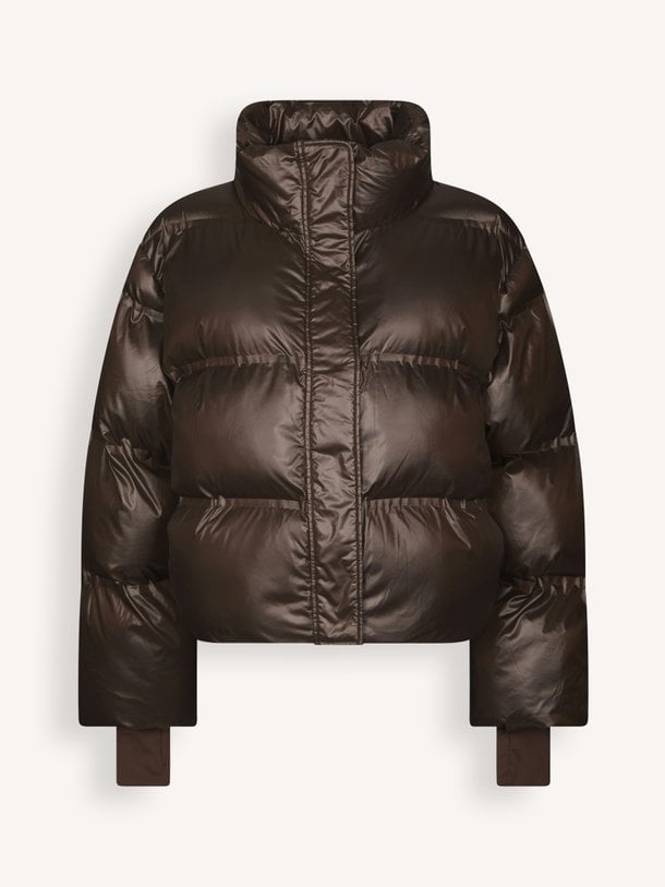 Rhea Shiny Puffer Jacket Rhea, geweven gewatteerde jas