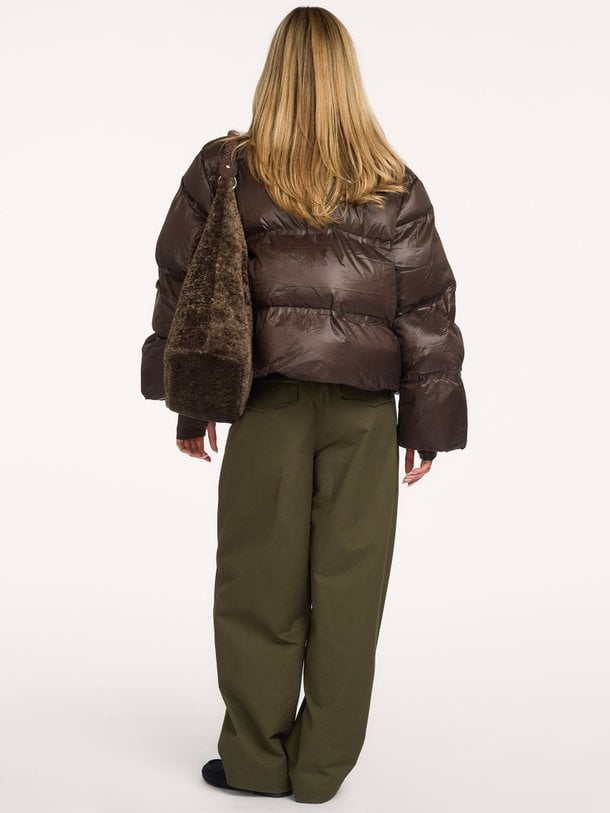 Rhea Shiny Puffer Jacket Rhea, geweven gewatteerde jas