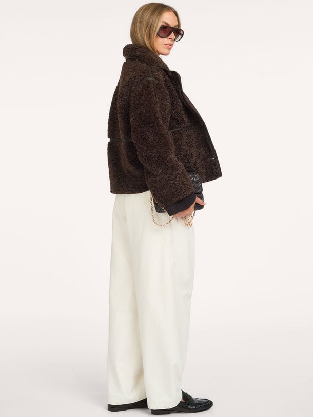 Castor Faux Fur Jacket Castor, fake fur jas