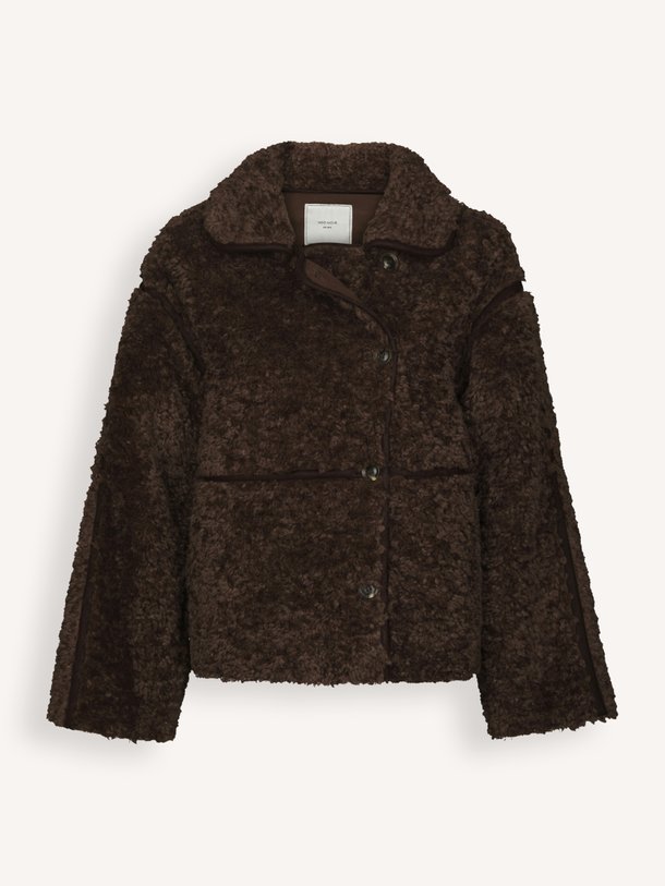 Castor Faux Fur Jacket Castor, fake fur jas