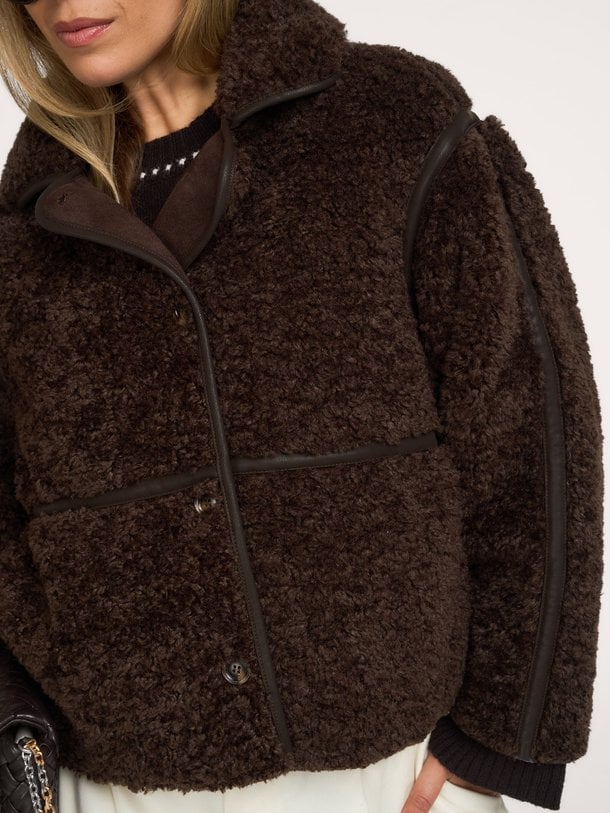 Castor Faux Fur Jacket Castor, fake fur jas