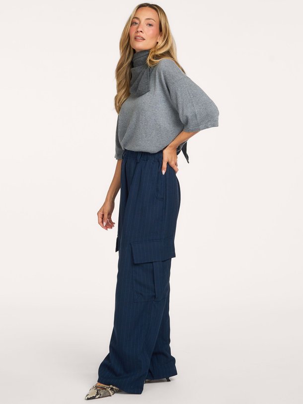 Campaign Top Knit Cashmere Campaign, katoen/cashmeremix T-shirt