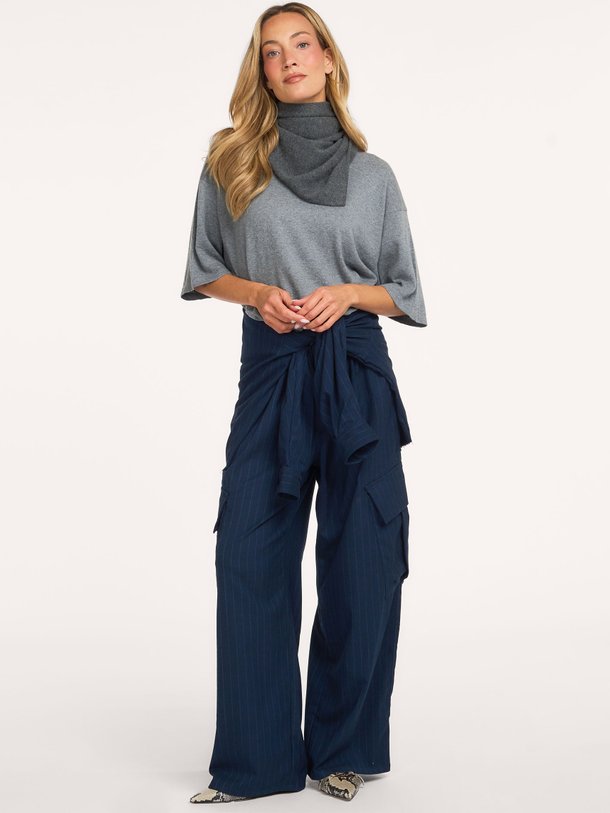 Campaign Top Knit Cashmere Campaign, katoen/cashmeremix T-shirt
