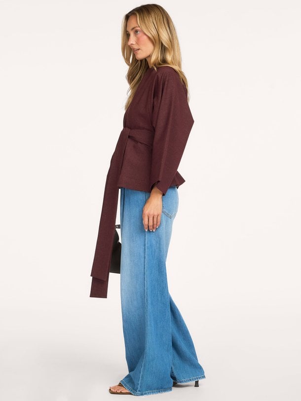 Alaya Top Soft Denim Alaya, geweven top
