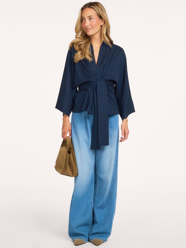 Atlanta Denim Washed Pants Atlanta, high waist wide leg jeans