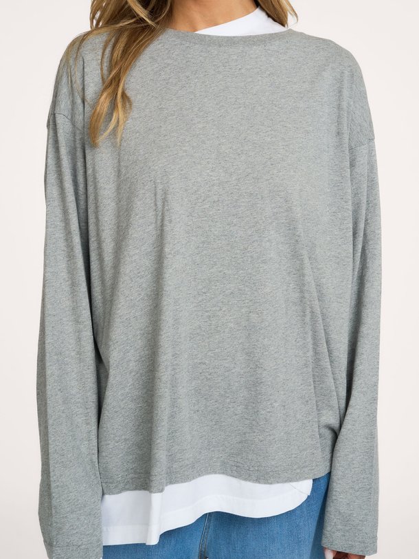 Oliver Tee Long Sleeve Oliver, katoenen longsleeve