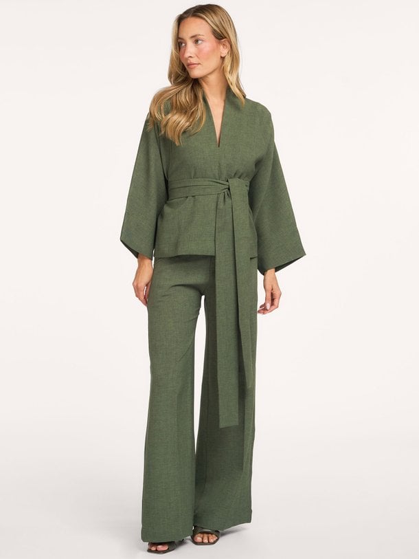 Woody Pants Lush Woody, geweven broek