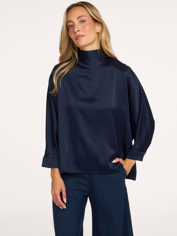 Yuzu Top Satin Crepe Yuzu, viscosemix top
