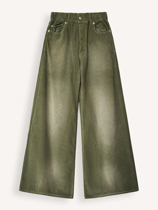 Super Woody Washed Corduroy Super woody, katoenen ribcord broek