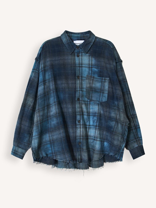 Harvey Shirt Checked Harvey, katoenmix geruite blouse