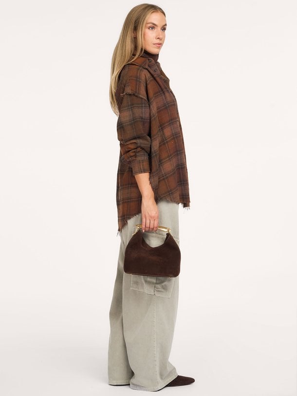 Harvey Shirt Checked Harvey, katoenmix geruite blouse