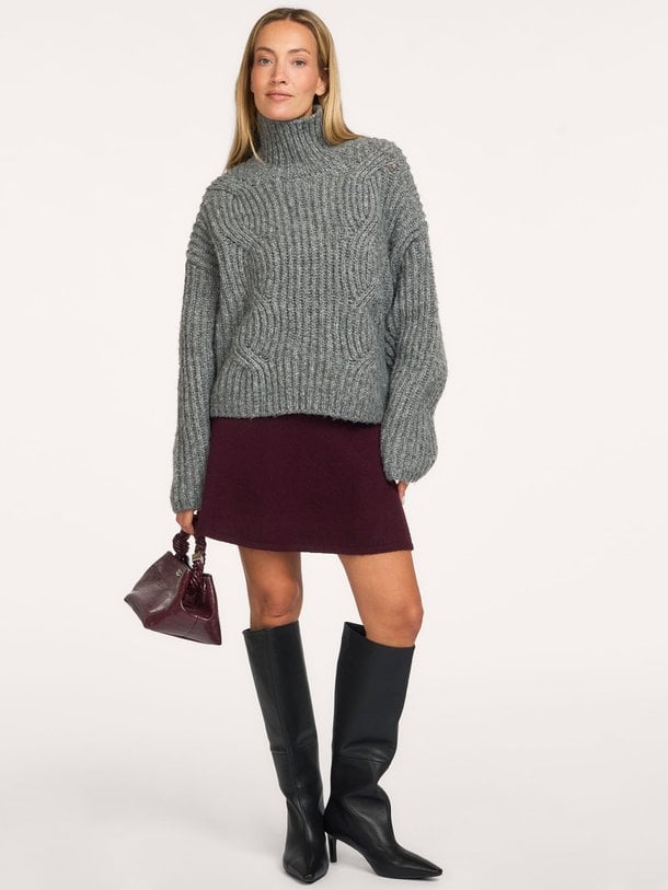 Gisa Knit Skirt Gisa, wolmix rok