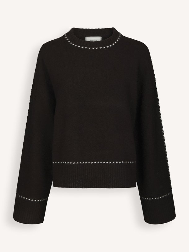 Roeme Knit Stitch Blouse Roeme, wolmix trui