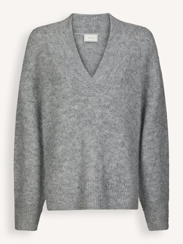 Melli Fluffy Knit Blouse Melli, wolmix trui