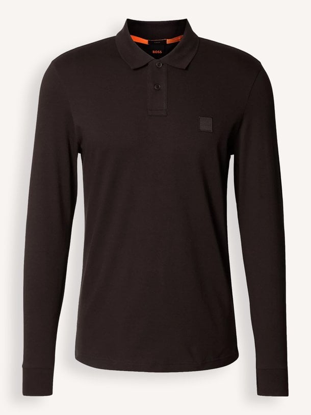Passerby Passerby, katoenmix polo longsleeve