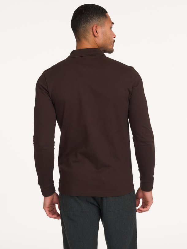 Passerby Passerby, katoenmix polo longsleeve