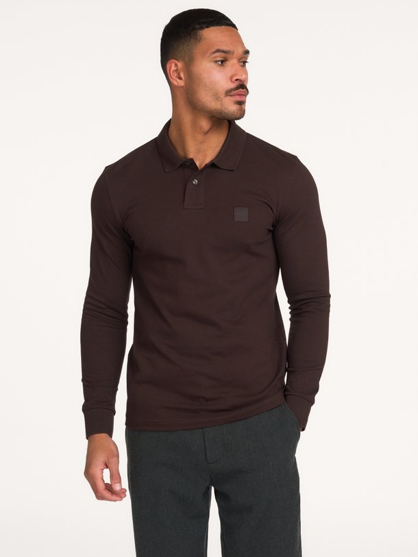Passerby Passerby, katoenmix polo longsleeve