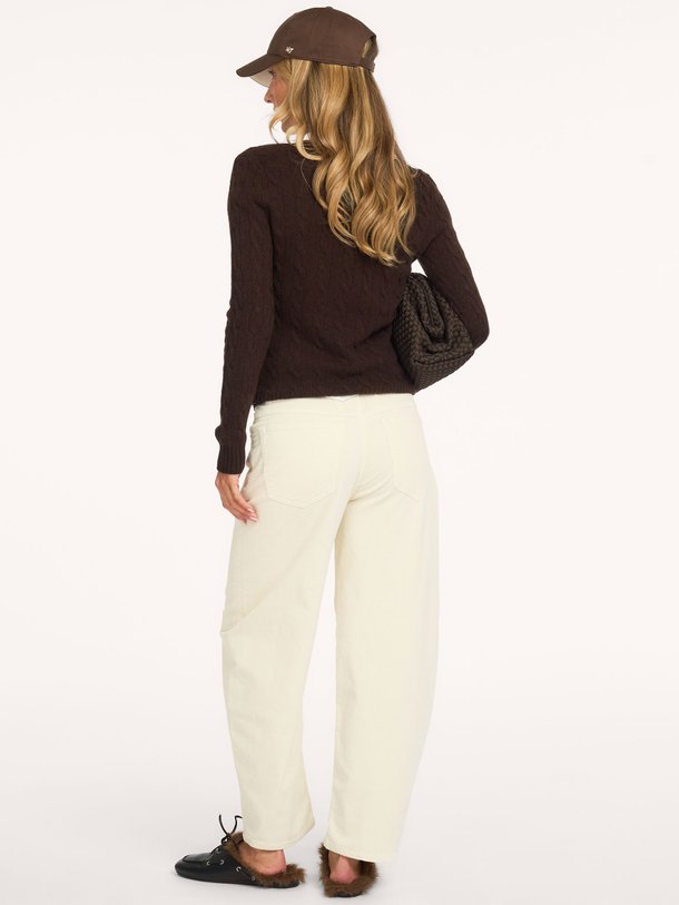 JULIANNA-LONG SLEEVE-PULLOVER Julianna, wol/cashmeremix trui