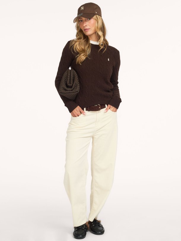 JULIANNA-LONG SLEEVE-PULLOVER Julianna, wol/cashmeremix trui