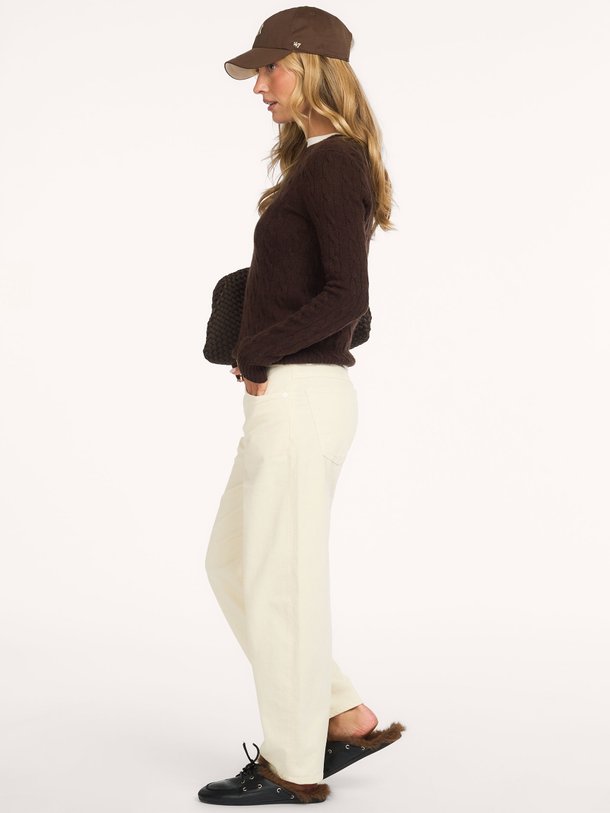 JULIANNA-LONG SLEEVE-PULLOVER Julianna, wol/cashmeremix trui