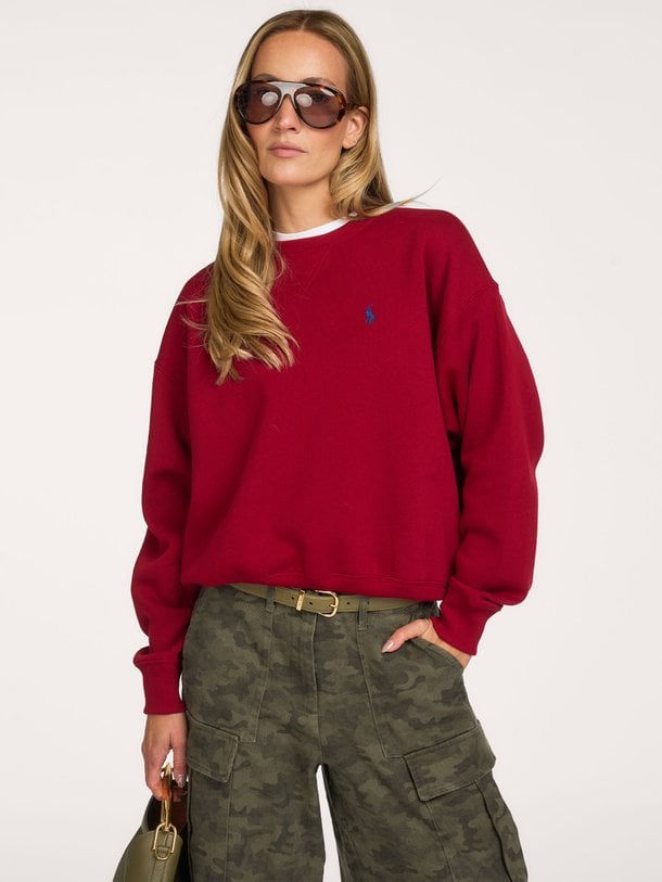 KNIT-SWEATSHIRT Katoenmix sweater