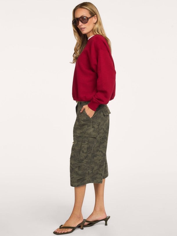 KNIT-SWEATSHIRT Katoenmix sweater