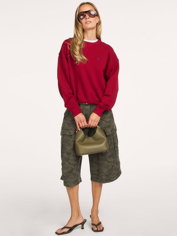 KNIT-SWEATSHIRT Katoenmix sweater