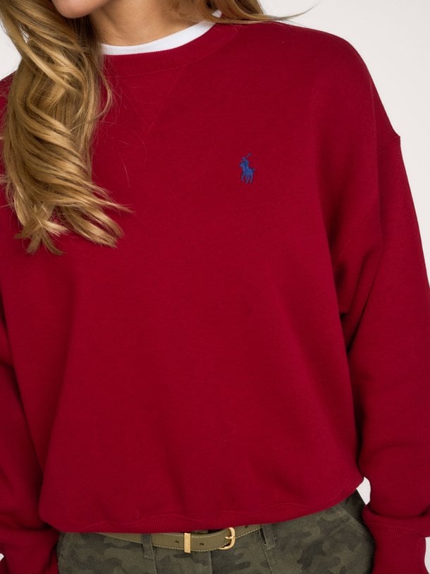 KNIT-SWEATSHIRT Katoenmix sweater