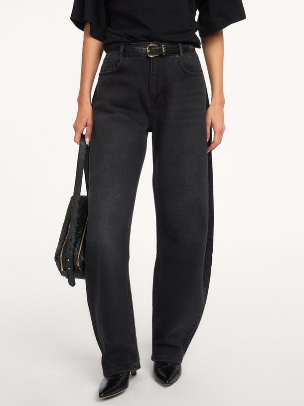 Remmie, high waist barrel fit jeans
