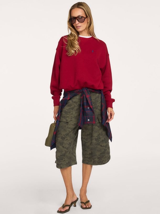 WOVEN-SHIRT Katoenen geruite blouse
