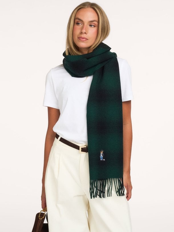 WOVEN-WRAP-SCARF Wollen sjaal