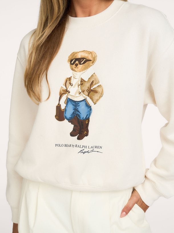 KNIT-SWEATSHIRT Katoenmix sweater met print