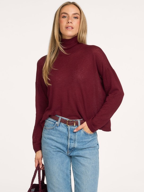 TOIMA Toima, katoenen longsleeve met col