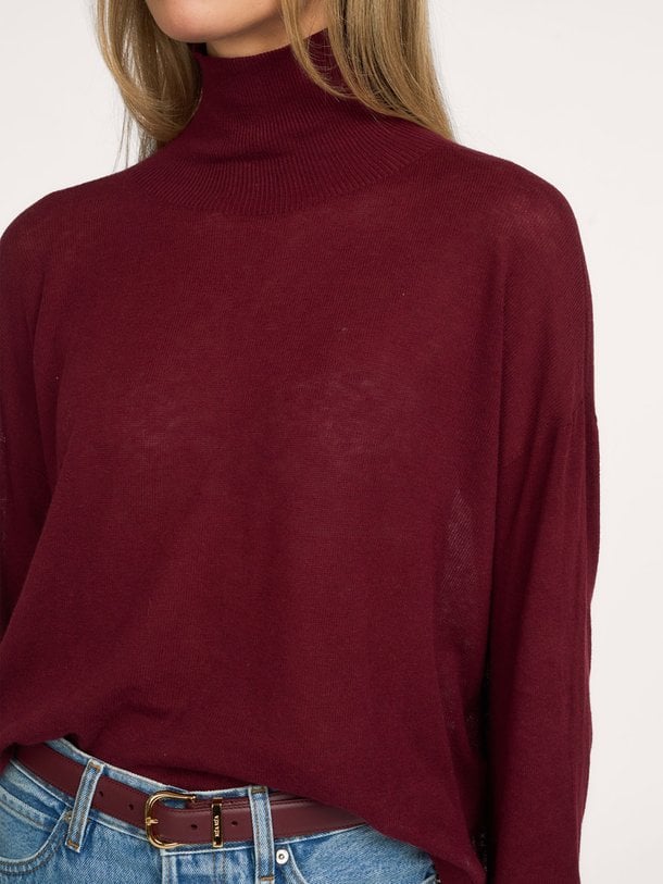 TOIMA Toima, katoenen longsleeve met col