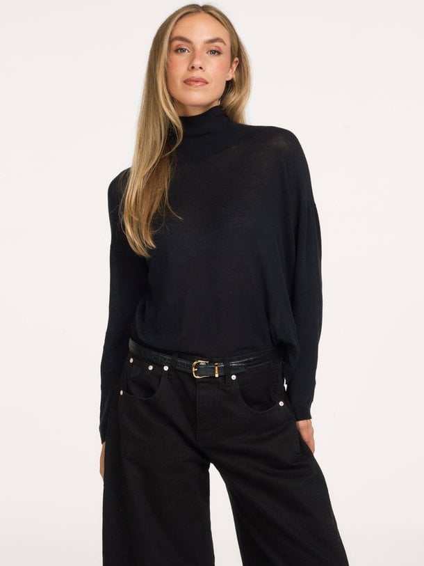 TOIMA Toima, katoenen longsleeve met col